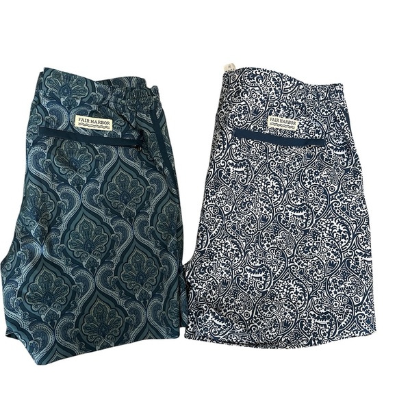Fair Harbor Swim Trunks, set of 2, size 30 - Picture 1 of 5